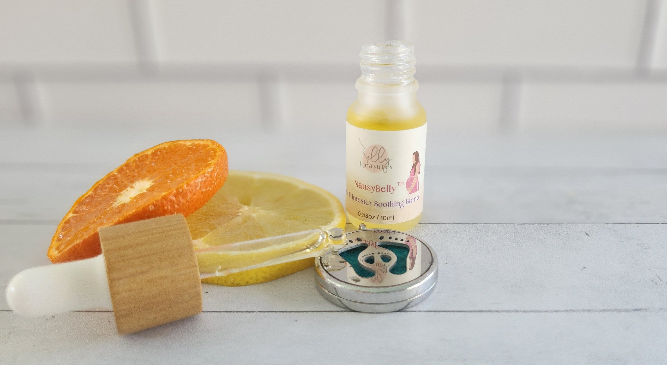 NausyBelly- First Trimester Soothing Blend With Necklace