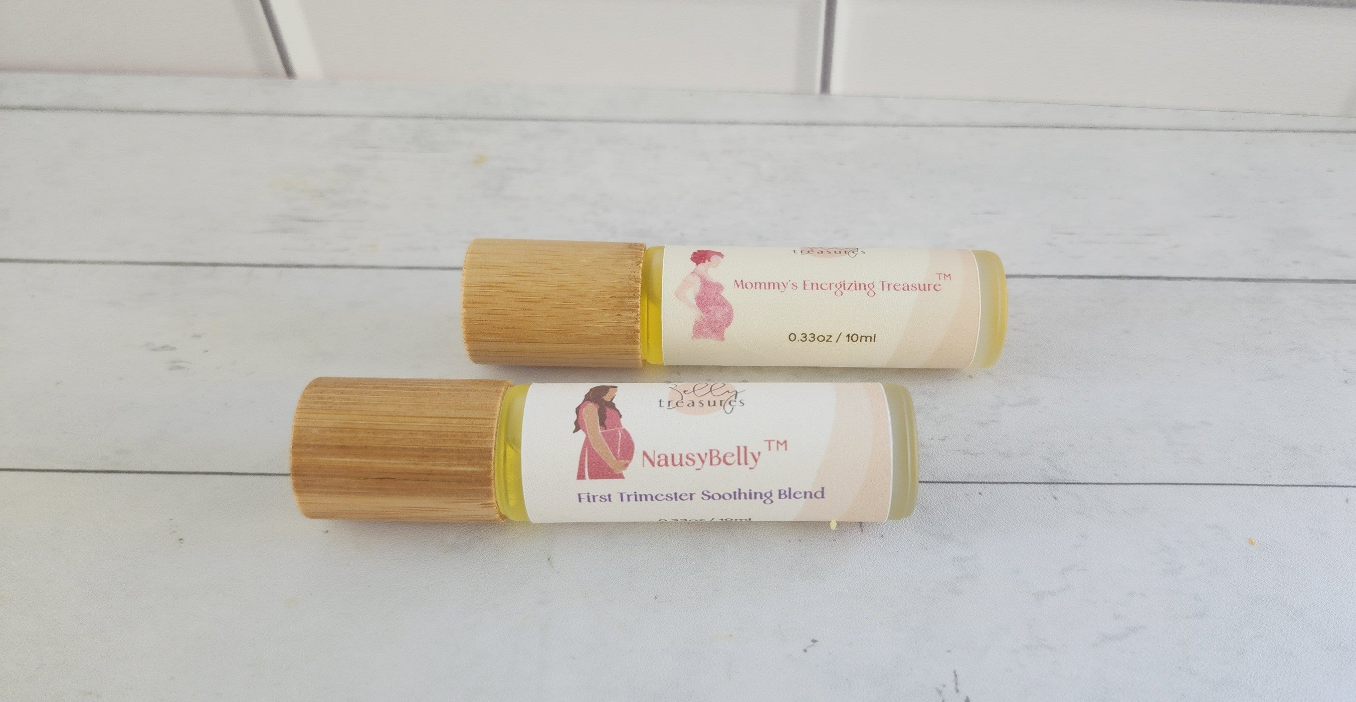 Pregnancy Kit No. 4 -NausyBelly with Mommy's Energizing Treasure Roll-On Bottles