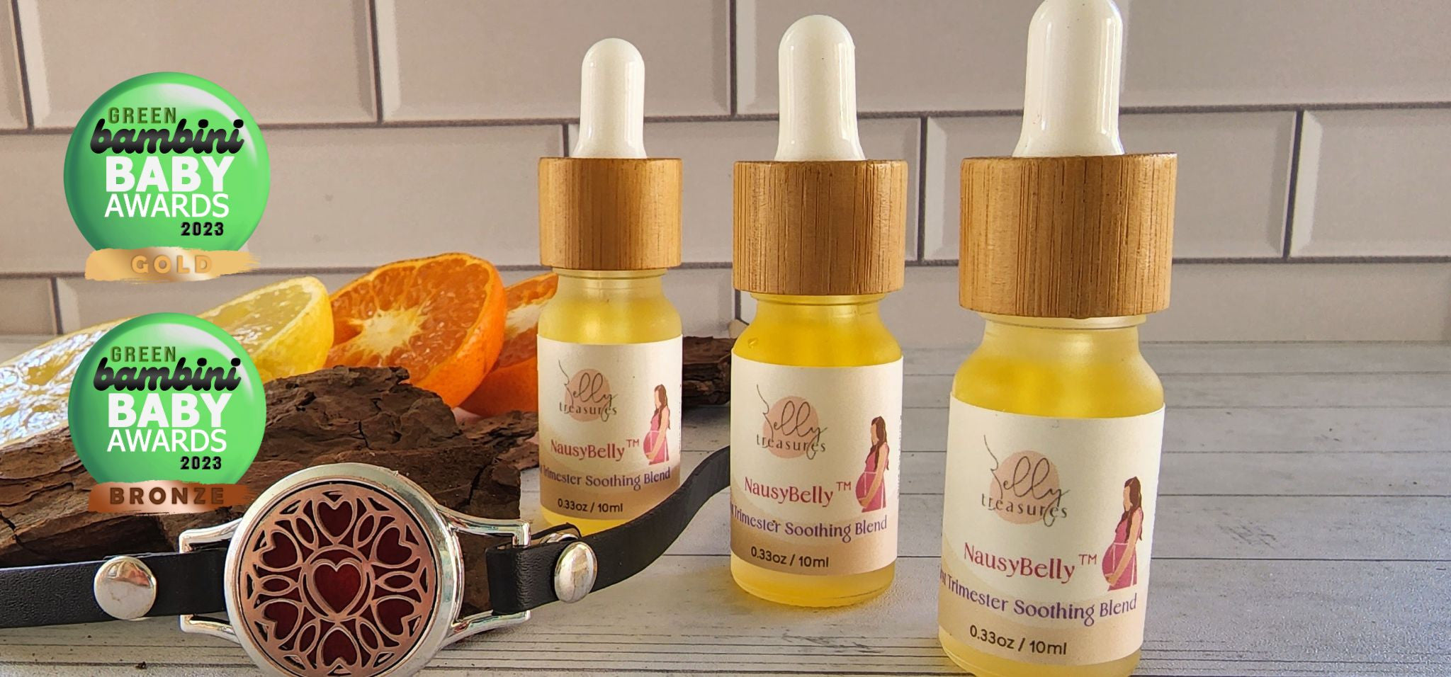 NausyBelly- First Trimester Soothing Blend With Bracelet
