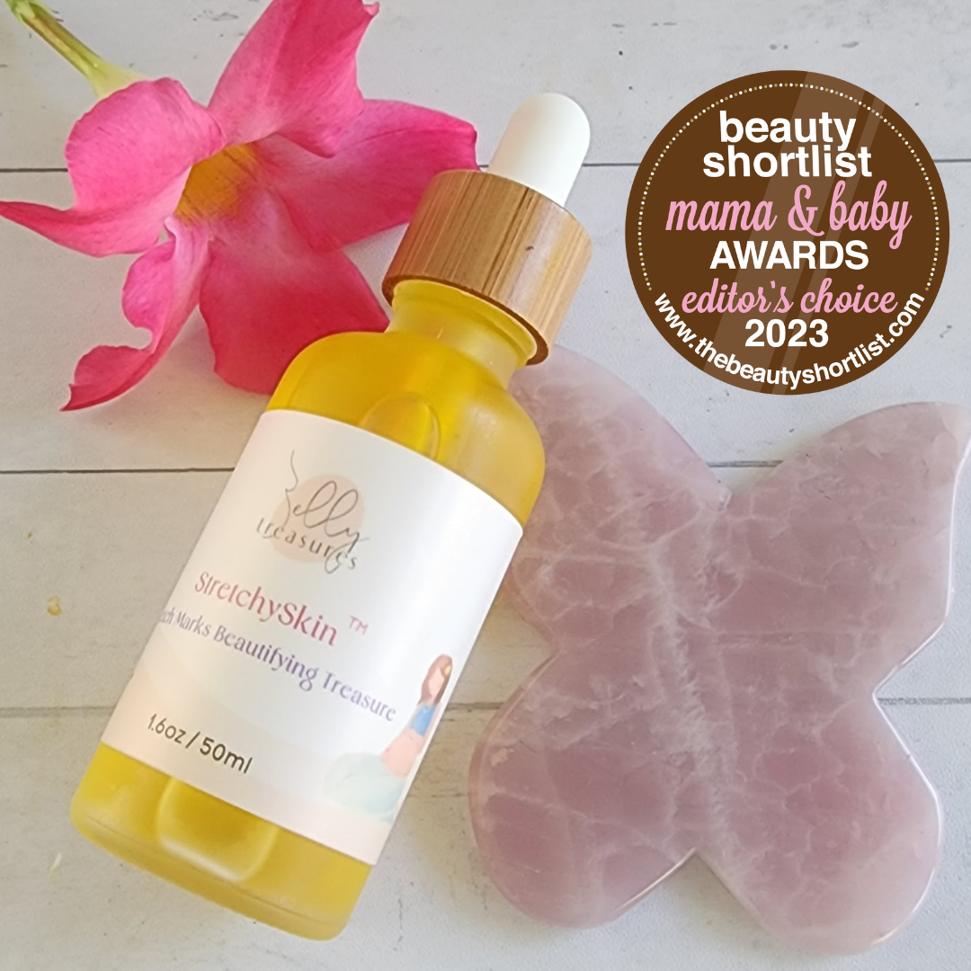 StretchySkin with Gua-Sha- Postpartum Skin Beautifying Kit