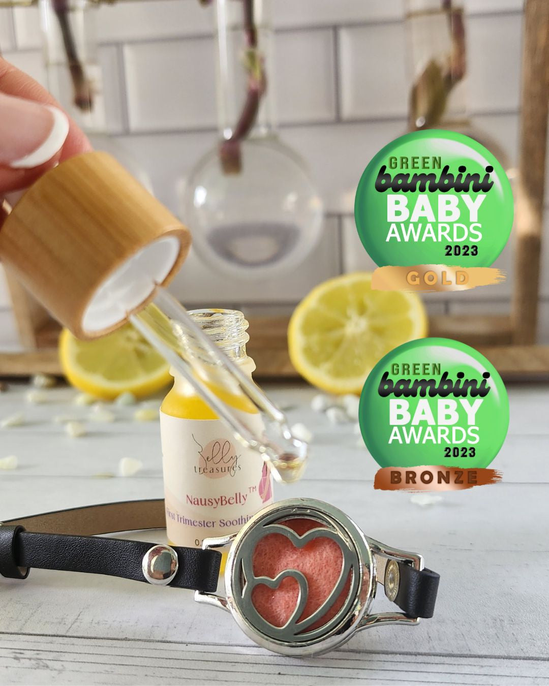 NausyBelly- First Trimester Soothing Blend With Bracelet