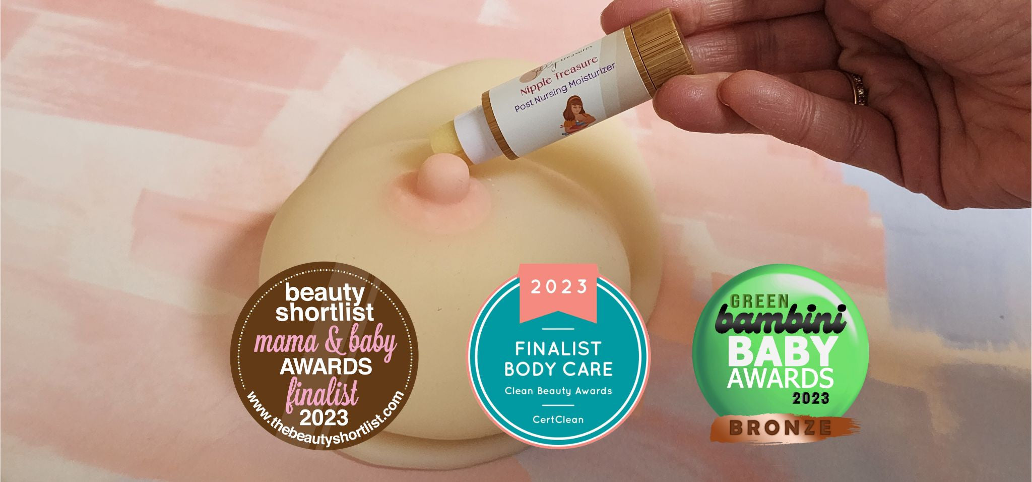 Nipple Treasure- Post Nursing Moisturizer- Clean Beauty Awards 2023 Finalist