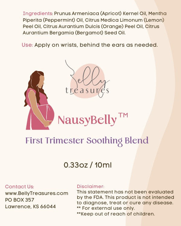 Pregnancy Kit No. 4 -NausyBelly with Mommy's Energizing Treasure Roll-On Bottles